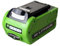 Batterie Lithium 40V for Outils électriques, Compatible avec G-Max, Compatible avec GreenWork pour Les modèles 29462 29472