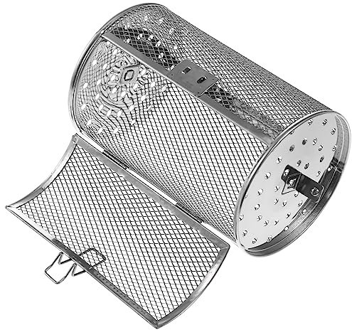 Holibanna Baking Cage Baking Drum Rack Air Fryer Accessories Grilling Rotisserie Oven Accessories Air Fryer Oven Tower Air Fryer Basket Rotisserie Basket for Grill Spit Rotisserie Small
