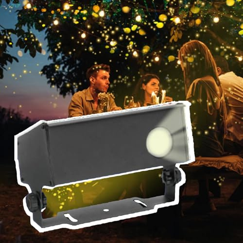 LFfwynog Proiettore Laser Firefly per Esterni, microfascio Laser di Classe II, Effetto Luce stellare dinamico, faretto da Giardino e Patio Impermeabile IP68, Telecomando 35W-Green