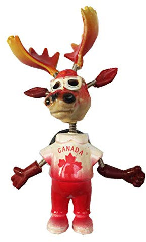 Ahornblatt Elch von Kanada 3D Frühling Kühlschrank Magnet Reise Souvenir Geschenk Sammlung Heim & Küche Dekoration Magnetaufkleber Kanada Kühlschrank Magnet