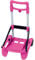 Carrello Seven BE Box Trolley Top Porta Zaino Rosa Regolabile Pieghevole + Omaggio portachiave con Paillettes