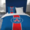 CTI PSG Classic 1 oder 2 Person Bed Set | 100% Baumwolle | Öko-Tex | Bettbezug 220 x 240 cm + 2 Kissenbezüge 65 x 65 cm, wendbar Bedruckt | Blau