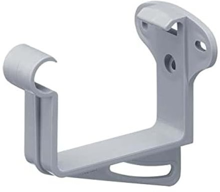 INEFA Stirnbretthalter, Rinnenhalter kastenförmig NW83 / 83mm 20 Stück, Grau Dachrinnenhalter aus PVC-U Kunststoff für Kastenrinnen, Made in Germany
