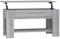 vidaXL Couchtisch Höhenverstellbar Kaffeetisch Wohnzimmertisch Beistelltisch Sofatisch mit Stauraum Grau Sonoma 101x49x52cm Holzwerkstoff