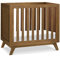 DaVinci Otto 3-in-1 Cabrio Mini-Kinderbett mit 10,2 cm Matratze in Nussbaum, Greenguard Gold zertifiziert