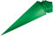 PAINT IT EASY NEU Schultüte/Zuckertüte rund geklebt mit Filzmanschette, 70cm, grasgrün