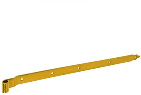 DMX - Ladenband Torband Ladenbänder Scharnier - Zink gelb - ZPK - Φ 16 800x10x40x5,0