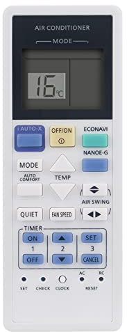 VINABTY A75C3826 Replace Infrared Remote Control Fit for Panasonic Air Conditioner CS-E9PKR CS-E12PKR CS-E21PKR