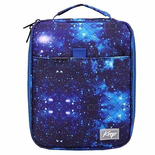 Kasgo Federmäppchen Große, 54 Steckplätze Mäppchen Federmappe Federtasche Etui für Schule Studenten, Arbeit, Office, Kunst Pen Holder Schulmaterial mit 2 Abnehmbaren Schichten Sternenhimmel