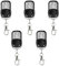Set di 5 Telecomandi Universali Autoapprendenti per Cancello Automatico e Garage Frequenza 433,92 MHz con Codice Fisso con Batteria Inclusa