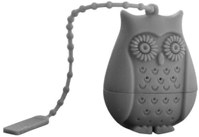 Creative Tea Infuser Eco-Friendly Silicone Tea Strainer Cute Animal Owl Tea Filter for Loose Tea Leaf Diffuser Gift Loose Leaf Tea Infusers Silicone