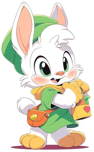 Xxzfcy Diamond Painting Kit, 5D Diamant Painting Bilder, Diamant Malerei Kristall Kreuzstich Stickerei Bilder Malen nach Zahlen für Kinder Erwachsene Home Décor, 30x40cm/Cartoon Kaninchen