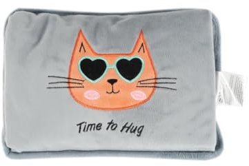 Biggdesign Cats Hugy Cat Elektrische Wärmflasche, 1 Liter Fassungsvermögen