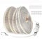 FOLGEMIR 30m LED Band mit Schalter - Warmweiß, 220V 230V Beleuchtung, 60 Leds/m Strip, IP65 wasserdicht Lichtschlauch (Warmweiß, 30m)