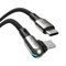 VOLTME Cable USB C 90 Grados, PD 60W Carga Rápida Tipo C, Nailon Trenzado 1,2M con Indicador de Carga Compatible con iPhone 16 Pro Max 16e 15 Samsung Galaxy S24 Ultra S23 Pixel 8 9 Huawei Xiaomi