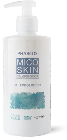 PHARCOS® Micoskin 400 ml - Shampoo-doccia antimicrobico per il mantenimento della flora microbica superficiale