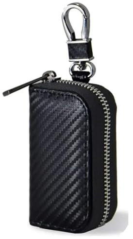 Faraday-Box für Autoschlüssel, Signalblocker, Anti-Hacking, Diebstahlschutz, RFID-Signalblockiertasche, PU-Ledertasche, Blocker