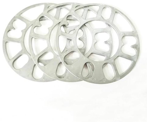 FUNFOB Élargisseurs de Voie Entretoises Universelles Roues Voiture 8mm Adaptateur Pneu Plaque Cales 4x98 4x100 4x108 4x114.3 5x100 5x105 5x108 5x112 5x114.3 5x120 entretoises