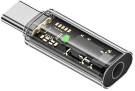 LZYWOD Adaptateur audio de type C vers prise jack 3,5 mm USB C 3,5 mm adaptateur auxiliaire typec écouteurs pour convertisseur K4d9