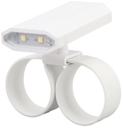 Annadue LED Handgelenkleuchte, um 360 Grad Verstellbare Freisprech Taschenlampe mit 3 Farbtemperaturen, Stufenlos Dimmbar, für Nächtliches Radfahren, Laufen. 400 MAh