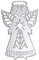 Weihnachtsengel Metal Schnittstirb