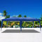 Pavillon, 3x6M Pop-up Faltpavillon, Wasserdicht Pavillon aus Oxford Metallrahmen, UVSchutz Gartenpavillon, Sonnenschutz Event Bierzelt mit Seitenteilen, Partyzelt für Hochzeit Strand Camping Terrasse