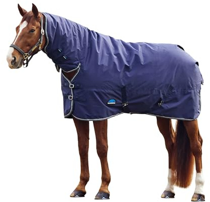WeatherBeeta ComFiTec Tyro Turnout Combo Neck 220g, Navy/Charcoal, 6'9