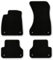 Bär-AfC Auto Fußmatten Basic passend für Audi A4 8W B9 ab 2016, Autoteppiche Nadelvlies Schwarz, Rand Kettelung Schwarz, Set 4-teilig, AU60805