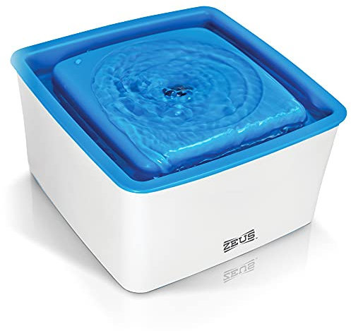 Zeus Dog Mini Fontaine à Eau pour Petit Chien et Chiot 1,5L