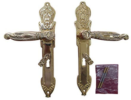 Graf von Gerlitzen Jugendstil Antik Style Messing Türbeschlag BB 72 Türgriffe Türklinken Türdrücker S108-1P