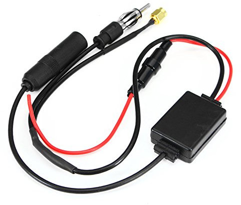 MOMOALA Universal FM Am Coche Antena Divisor Cable Digital Radio Amplificador Señal De Recepción