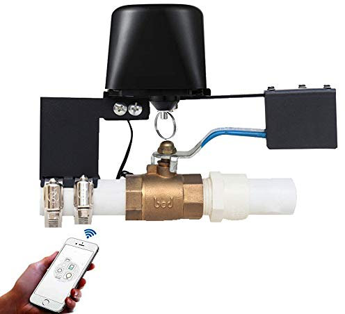 CREECHWA CREECHWA-válvula de agua inteligente, control Bluetooth/voz/WiFi, compatible con Alexa y Google, amplia aplicación, ajustes humanizados, fácil instalación