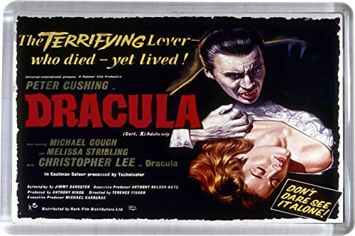 Hammer Horror Dracula Movie Poster Fridge Magnet 5 x 7.5 cm