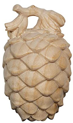 4betterdays.com NATURlich leben! Zirbenzapfen - Massivholz Zirbe - 9 x 5,5 cm - Made in Südtirol
