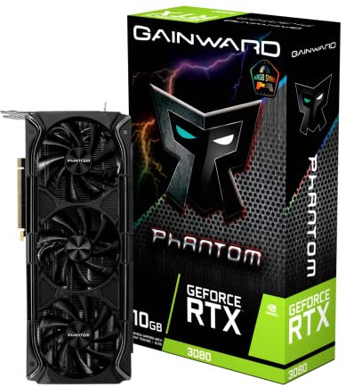 GAINWARD Carta Grafica Nvidia GeForce RTX 3080 Phantom+ 10Go