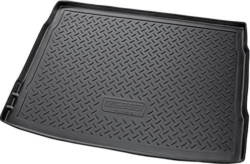 Recambo Gummi Kofferraumwanne Premium passend für VW Golf 6 Schrägheck | 5K1 | BJ 2008-2012 | mit Notrad | passgenau mit Rand