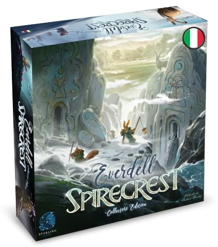 Asmodee - Everdell: Spirecrest, Second Edition, Expansion Board Game, Italian Edition, 8194, STG2659IT