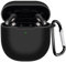 Miimall Protective Case for Bose QuietComfort Ultra 2023/Bose QuietComfort Earbuds II Cover, [Keychain] [LED Visible], Anti-drop Shockproof Silicone Case Cover-Black