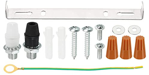 PATIKIL 1 Satz Deckenleuchte Platte Kit 155mm Licht Crossbar Kronleuchter Leuchte Montage Halterung für Haus Büro