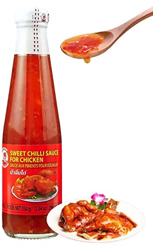 Salsa Chili Dulce para Rollitos y Pollo 290ml- Salsa Dulce Picante para Carnes…