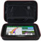 Elonbo GPS Tragetasche für 5-5.5 Zoll Garmin Drive 51/52/53, DriveSmart 55, Garmin zūmo XT, dezl OTR500, zumo 396 LMT-S GPS Navigationssystem, Extra Mesh Tasche Fits Car Charger USB Kabel, Schwarz
