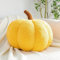 Gluhbirnen Kürbis Überwurfkissen, Kürbis Deko, Kürbiskissen Schlafzimmer Dekoration Dekoration, kürbis Kissen, Halloween deko, Partybevorzugung, 20cm, Gelb