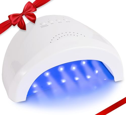 Benail Lampada UV led unghie a 48 W con 30 led durevoli per Ricostruzioni unghie Gel, Acrygel, Smalto semipermanente Unghie Mani e Piedi Fornetto unghie