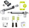 Motor Puerta Batiente 2 hojas - Motores para Puertas Abatibles - Brazo Automatismo para Garaje - Puertas de Garaje MOTIC Domo 4G- Kit (CON eletrocerradura, Kit Estandar + Fotocelulas + WIFI)