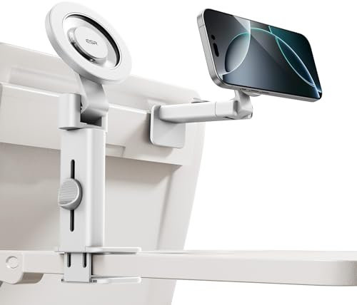 ESR für Magsafe Handyhalterung Flugzeug, Magnet Flugzeug Reise Gadgets, Universal Handy Ständer mit Magsafe Ring für iPhone Air 17 16 16e 15 14 13 12, Google Pixel 10, Samsung, Android, Weiß