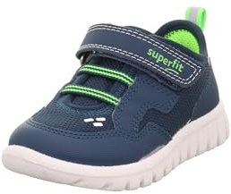 Superfit SPORT7 MINI Sneaker, Blau/Hellgrün 8000, 30 EU