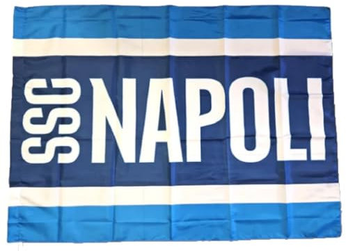 Bandiera Forza Napoli | Bianco Azzurri 50x70 | 100x140 | 150x240 cm PS 30763-BS