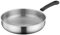 tuwiwol Stainless Steel Frying Pan Durable and Rust-Proof for Versatile Cooking Stainless Steel Flat Bottomed Pan Rust Proof, 26cm