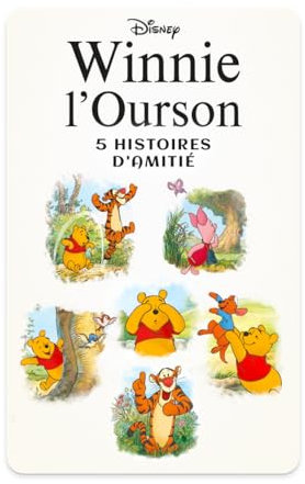 Yoto Winnie l’Ourson : 5 Histoires d’amitié, Livre Audio Enfant Disney en français, à écouter sur conteuse veileuse Boîte à Histoires Yoto Player et Mini, premières Histoires Disney 3 à 6 Ans