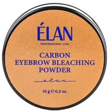 ELAN Carbon Powder Augenbrauen-Aufheller 10 g | Aufhellungspuder 10 g zur kontrollierten Aufhellung der Augenbrauen
